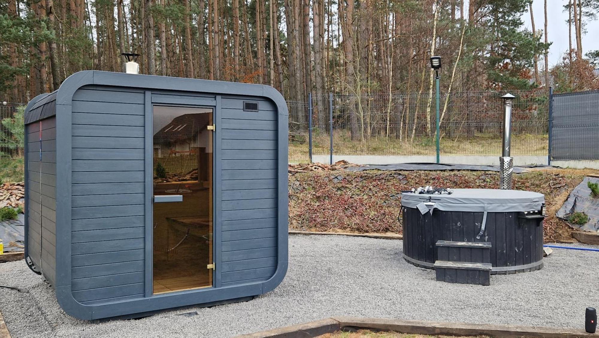 Bosko Domki Z Sauna I Balia W Sulminie Obok Gdanska Exterior photo